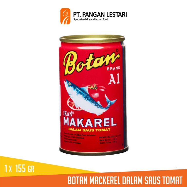 BOTAN Mackerel in Tomato Sauce (155 gr) - Pangan Lestari